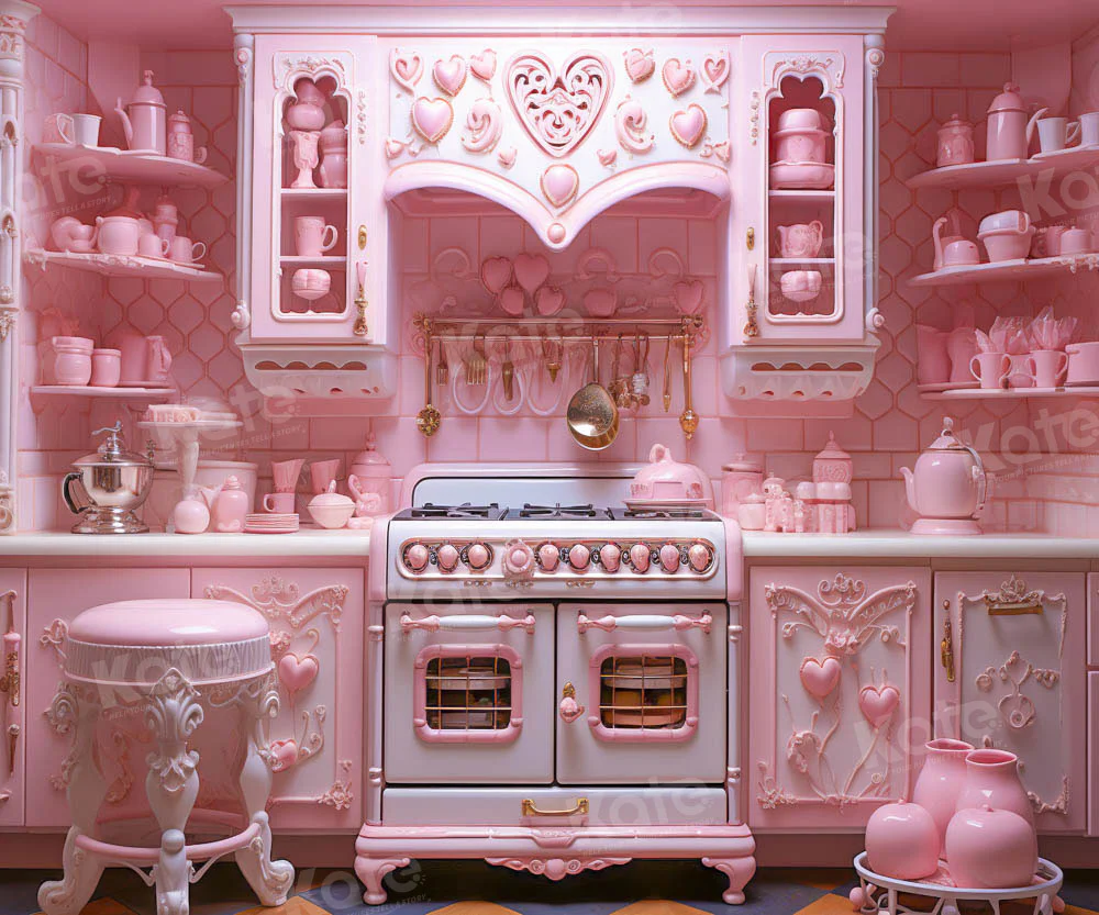 Kate Doll Dream Princess Kitchen Backdrop Designed by Emetselch - Image 3