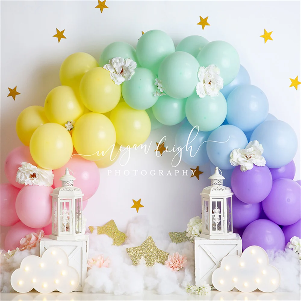 Kate Dream Balloon Rainbow Backdrop Designed by Megan Leigh Photography - Image 3