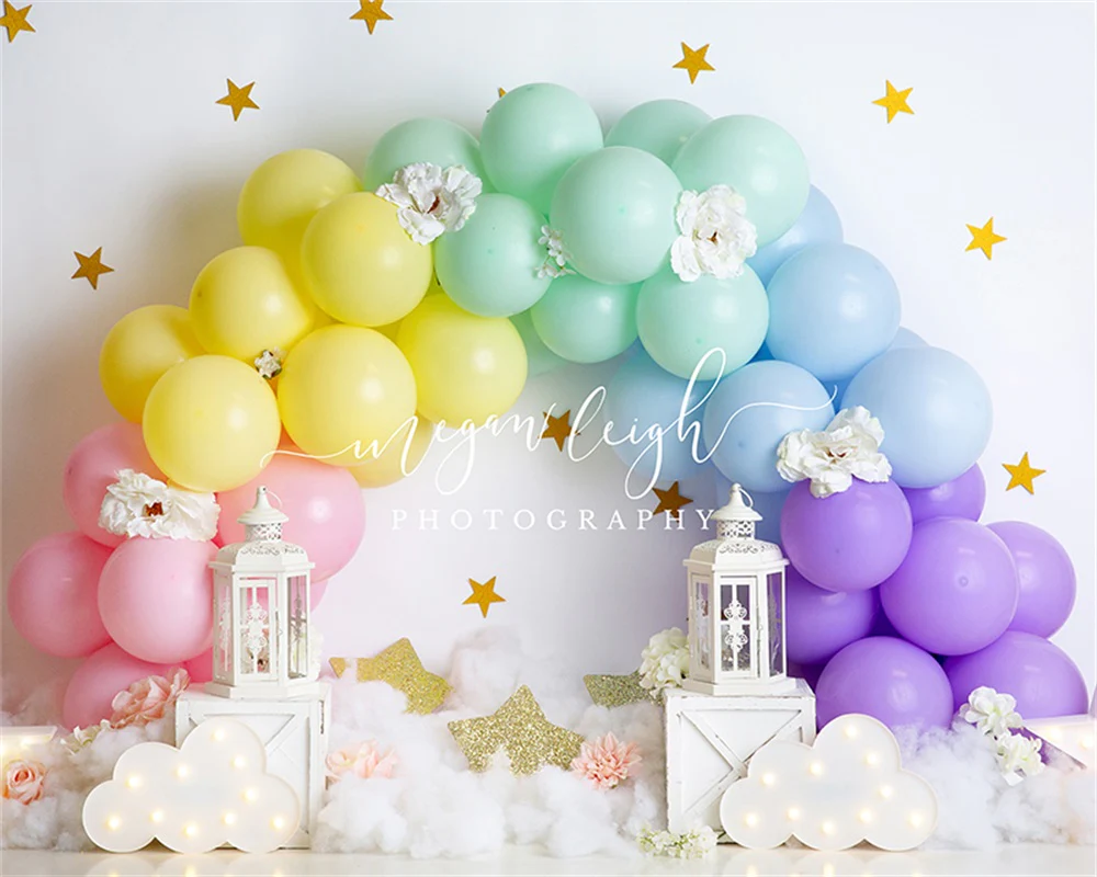 Kate Dream Balloon Rainbow Backdrop Designed by Megan Leigh Photography - Image 4