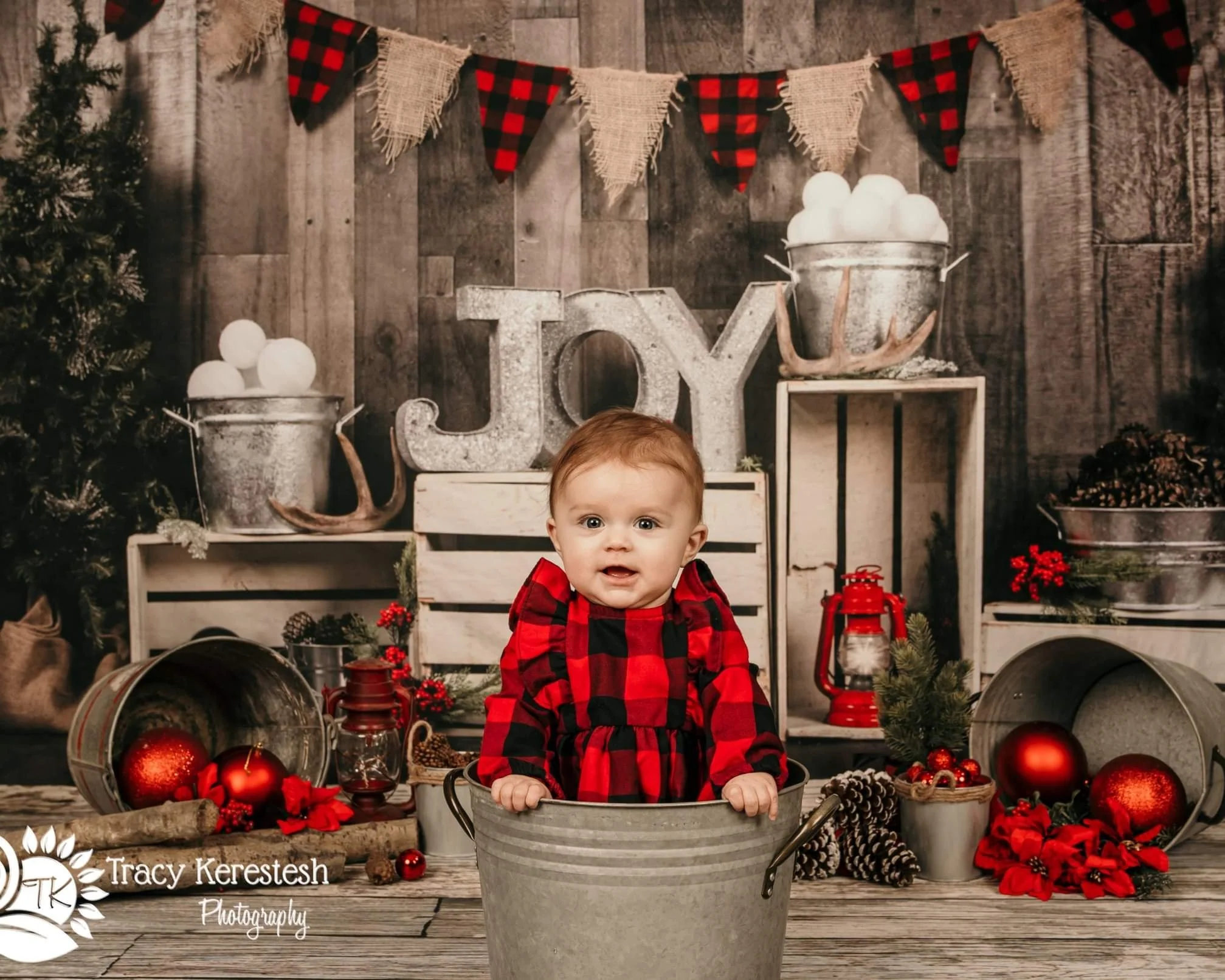 Kate Dreaming Christmas Backdrop designed by Arica Kirby - Image 3
