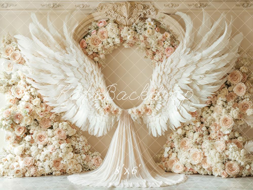 Kate Dreamy Angel Floral Wedding Backdrop Designed by Emetselch - Image 3