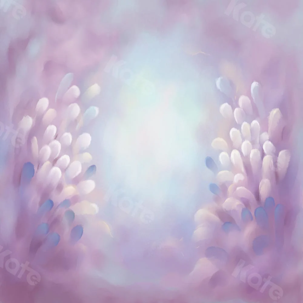 Kate Dreamy Purple Fine Art Flower Backdrop Designed by GQ - Image 3