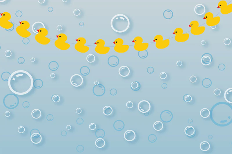 Kate Ducky Bath Summer Backdrop Bubbles for splash sessions designed by Jerry_Sina - Image 3