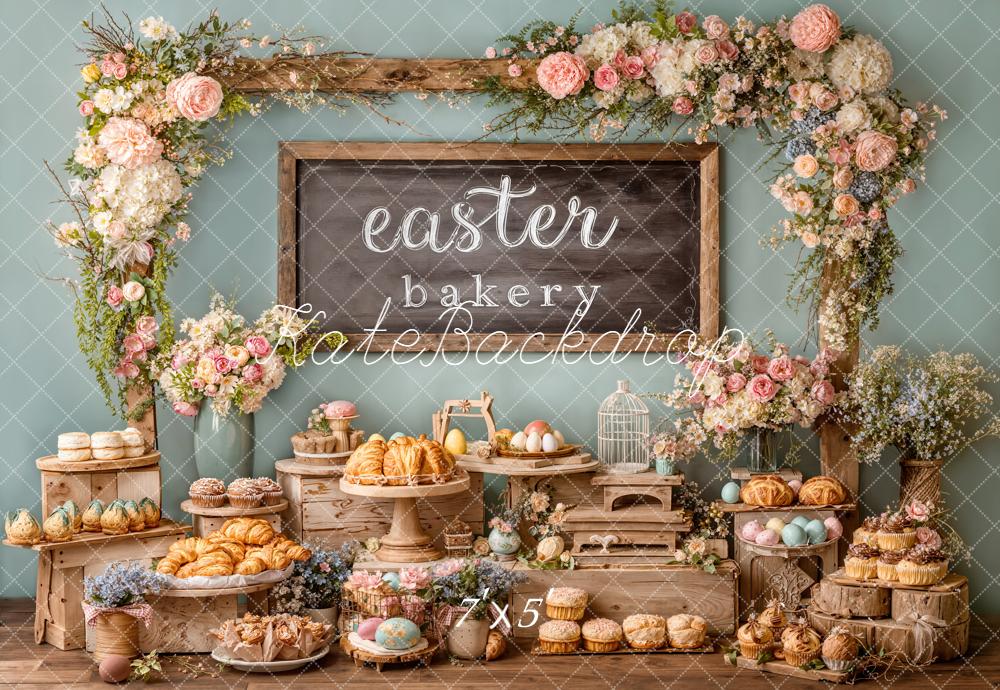 Kate Easter Bakery Garland Rustic Pastries Backdrop Designed by Emetselch