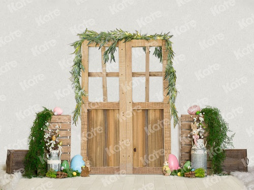 Kate Easter Barn Door Spring Decoration Backdrop - Image 2