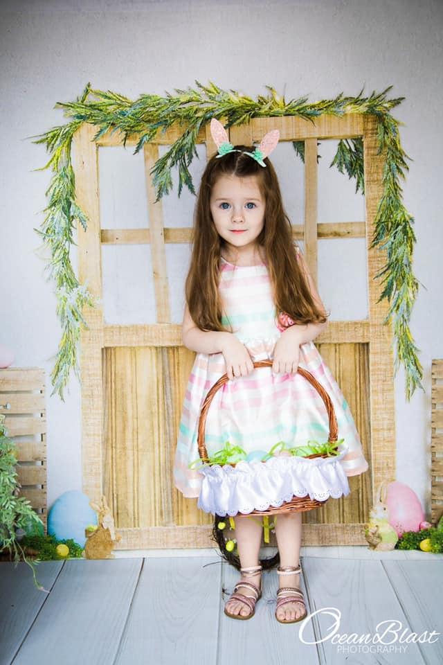 Kate Easter Barn Door Spring Decoration Backdrop - Image 3