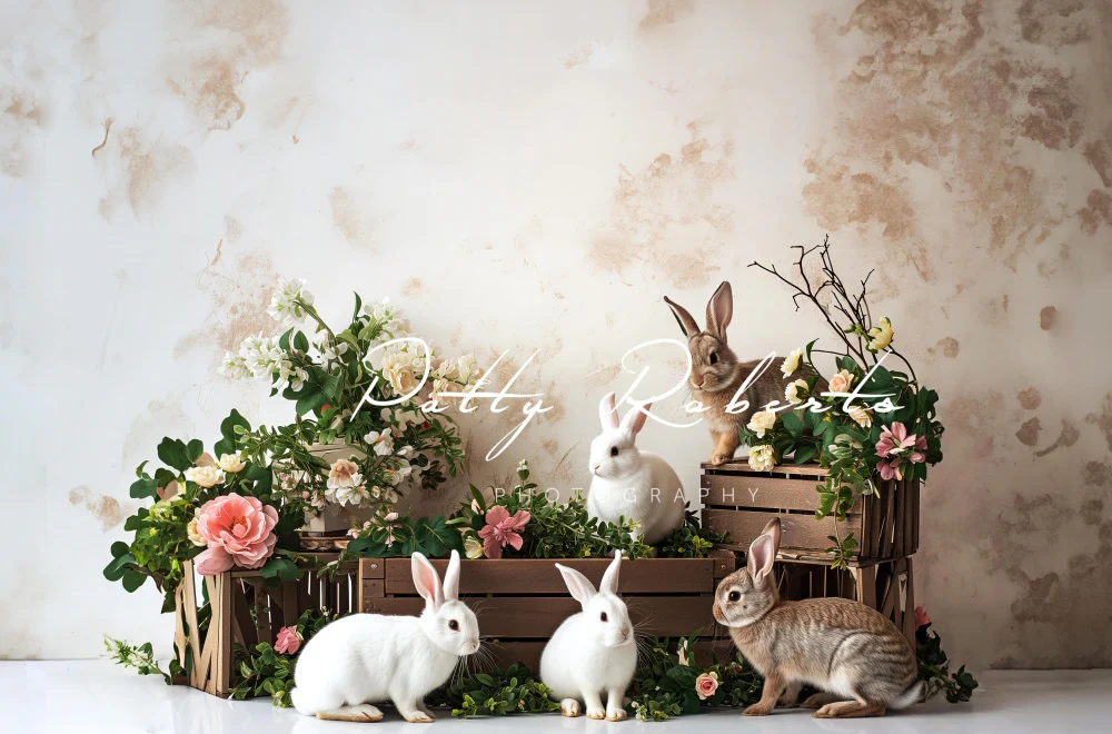 Kate Easter Bunnies Backdrop Designed by Patty Robert - Image 4