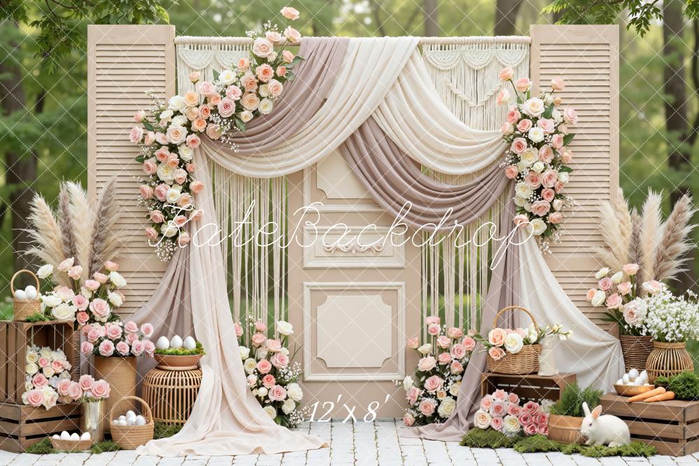 Kate Easter Bunny Boho Garland Eggs Backdrop Designed by Mini MakeBelieve - Image 8