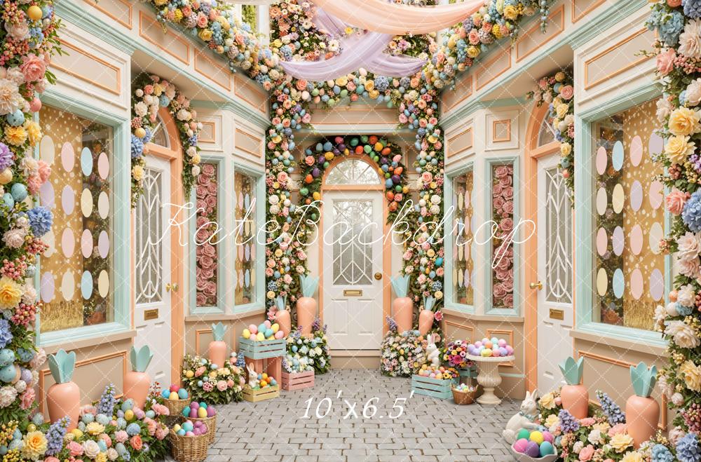 Kate Easter Bunny Eggs Courtyard Backdrop Designed by Mini MakeBelieve - Image 4