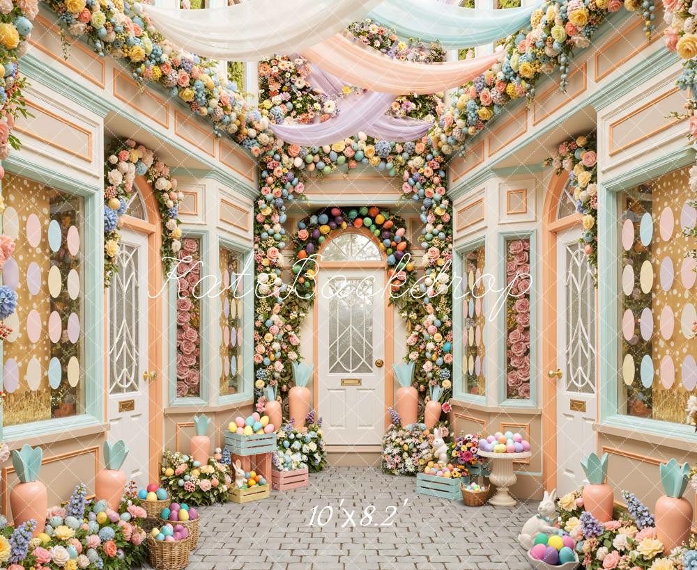 Kate Easter Bunny Eggs Courtyard Backdrop Designed by Mini MakeBelieve - Image 6