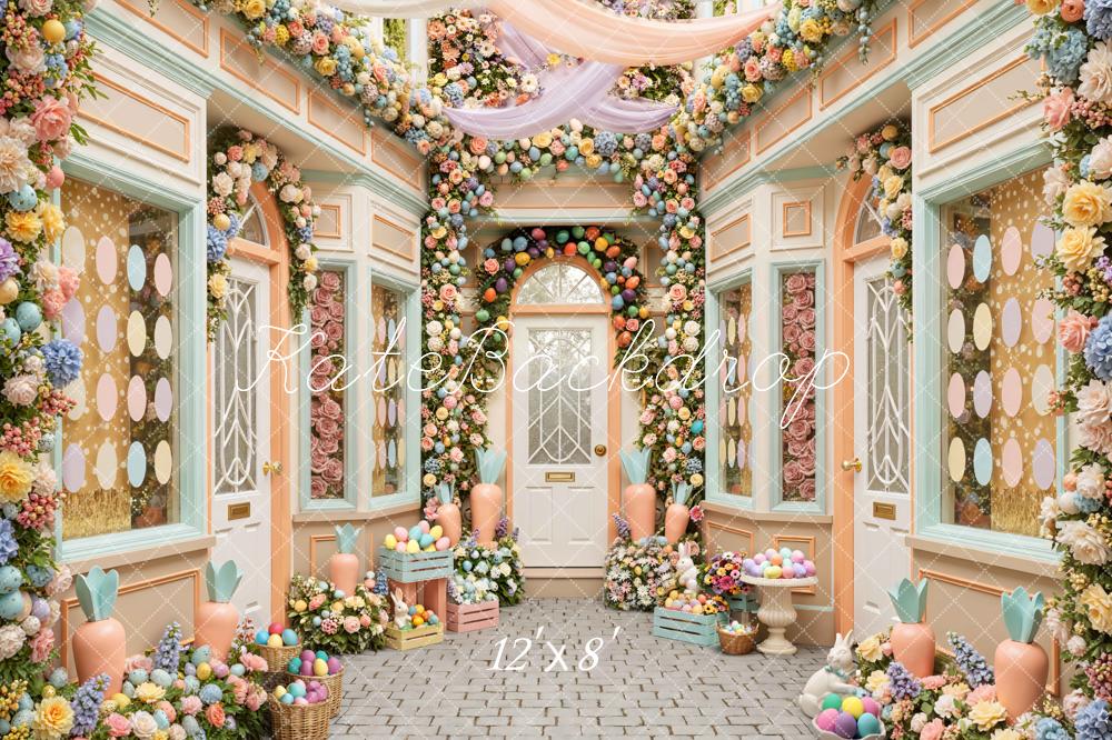 Kate Easter Bunny Eggs Courtyard Backdrop Designed by Mini MakeBelieve - Image 8