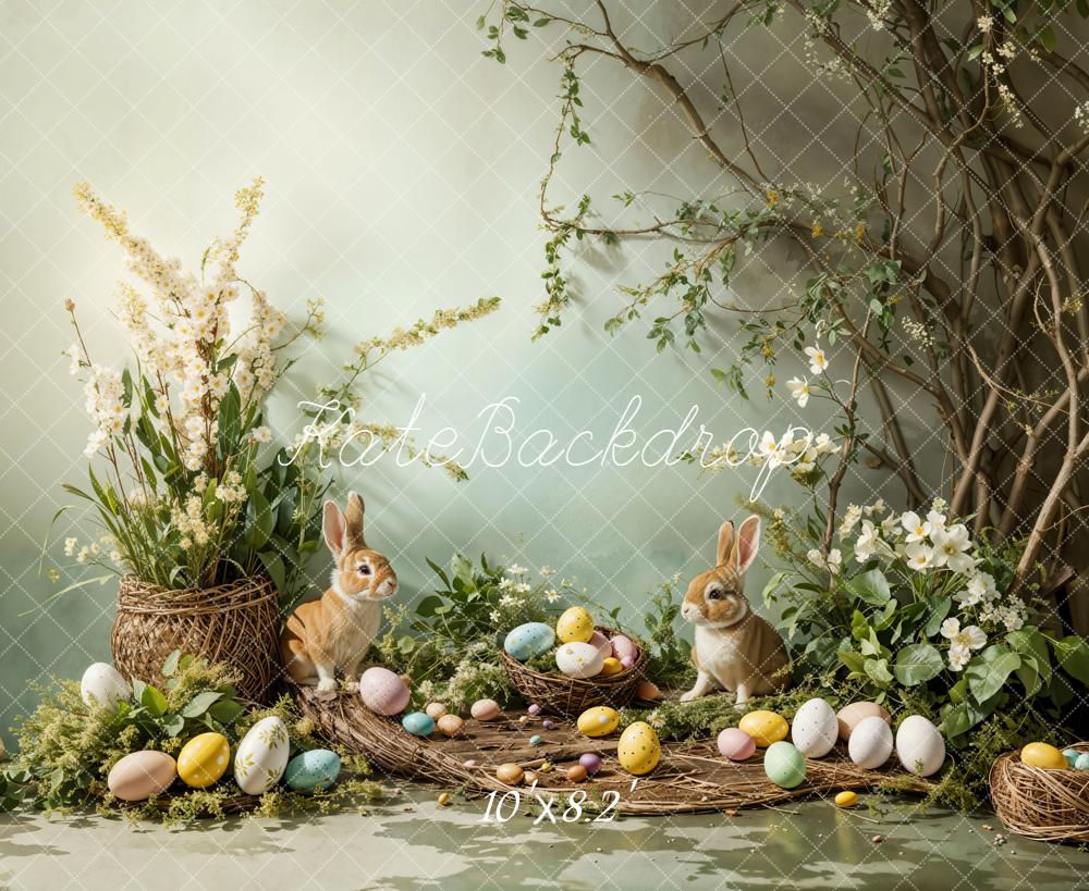 Kate Easter Bunny Eggs Nest Backdrop Designed by Emetselch - Image 8