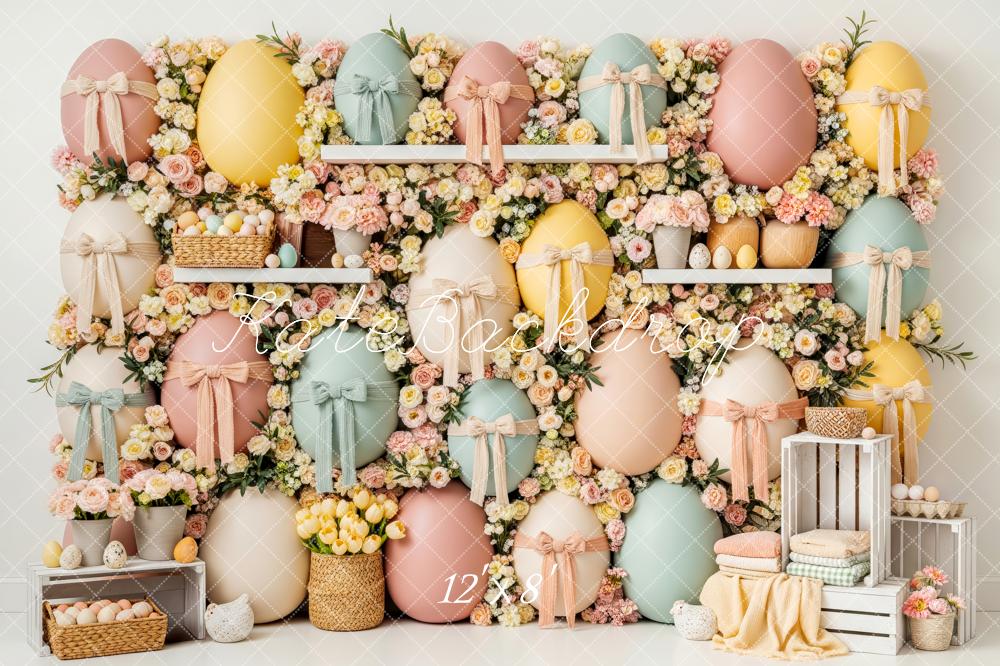 Kate Easter Bunny Eggs Pastel Backdrop Designed by Patty Robert - Image 10