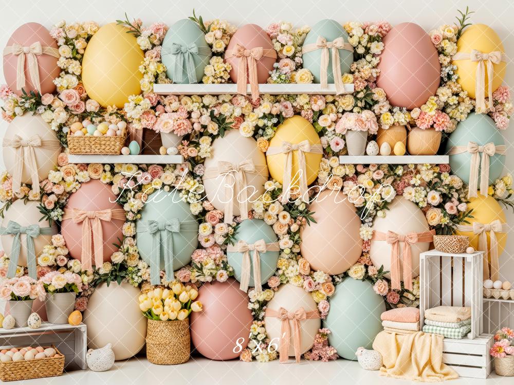 Kate Easter Bunny Eggs Pastel Backdrop Designed by Patty Robert - Image 5