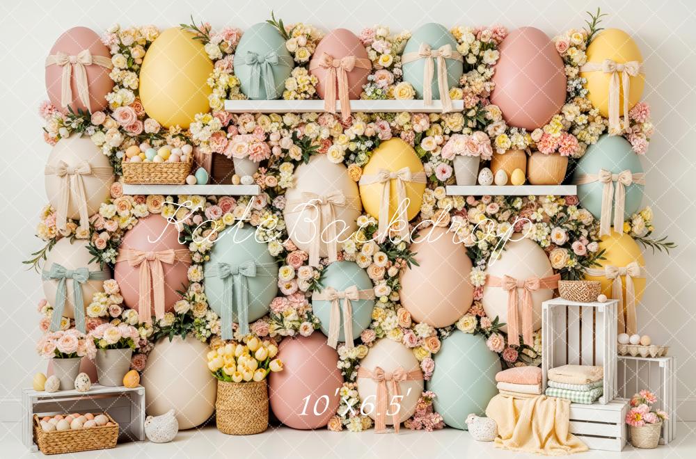 Kate Easter Bunny Eggs Pastel Backdrop Designed by Patty Robert - Image 6