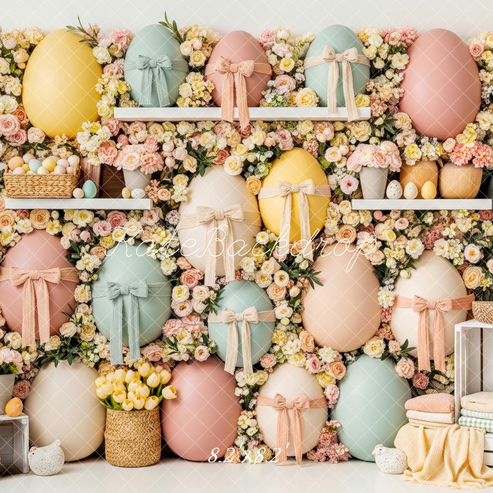 Kate Easter Bunny Eggs Pastel Backdrop Designed by Patty Robert - Image 7