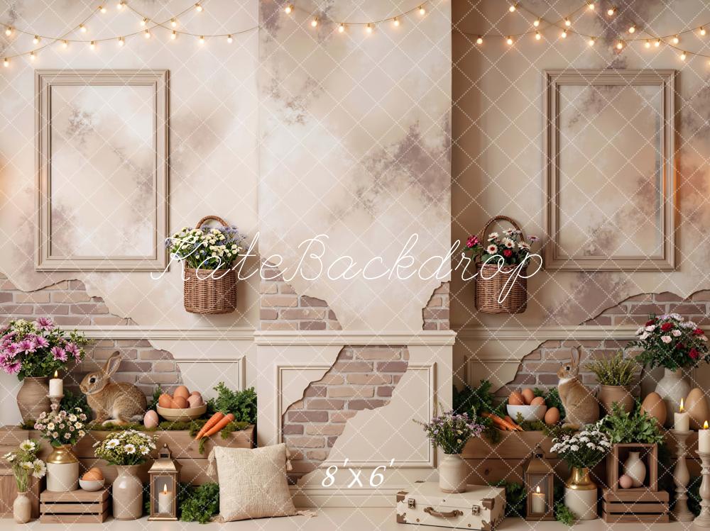 Kate Easter Bunny Eggs Rustic Backdrop Designed by Mini MakeBelieve - Image 3