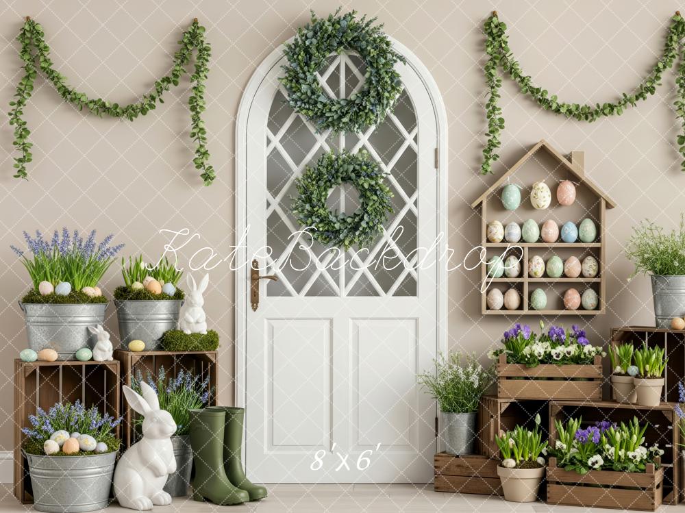 Kate Easter Bunny Eggs Spring Greenery Backdrop Designed by Patty Robert - Image 3
