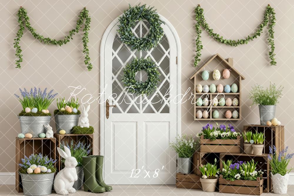 Kate Easter Bunny Eggs Spring Greenery Backdrop Designed by Patty Robert - Image 8