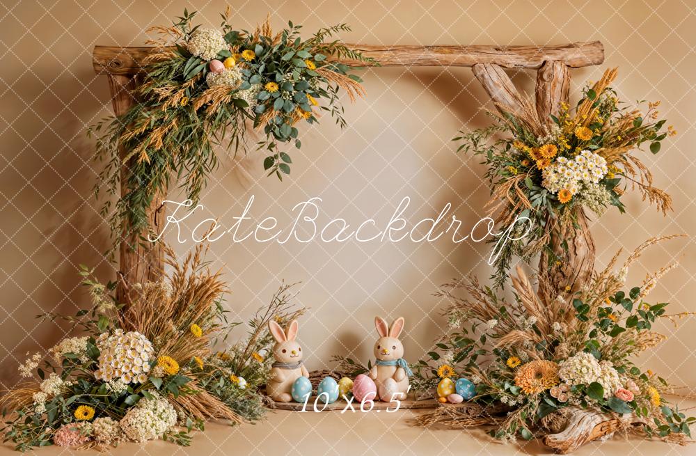 Kate Easter Bunny Eggs Wooden Arch Backdrop Designed by Emetselch - Image 4