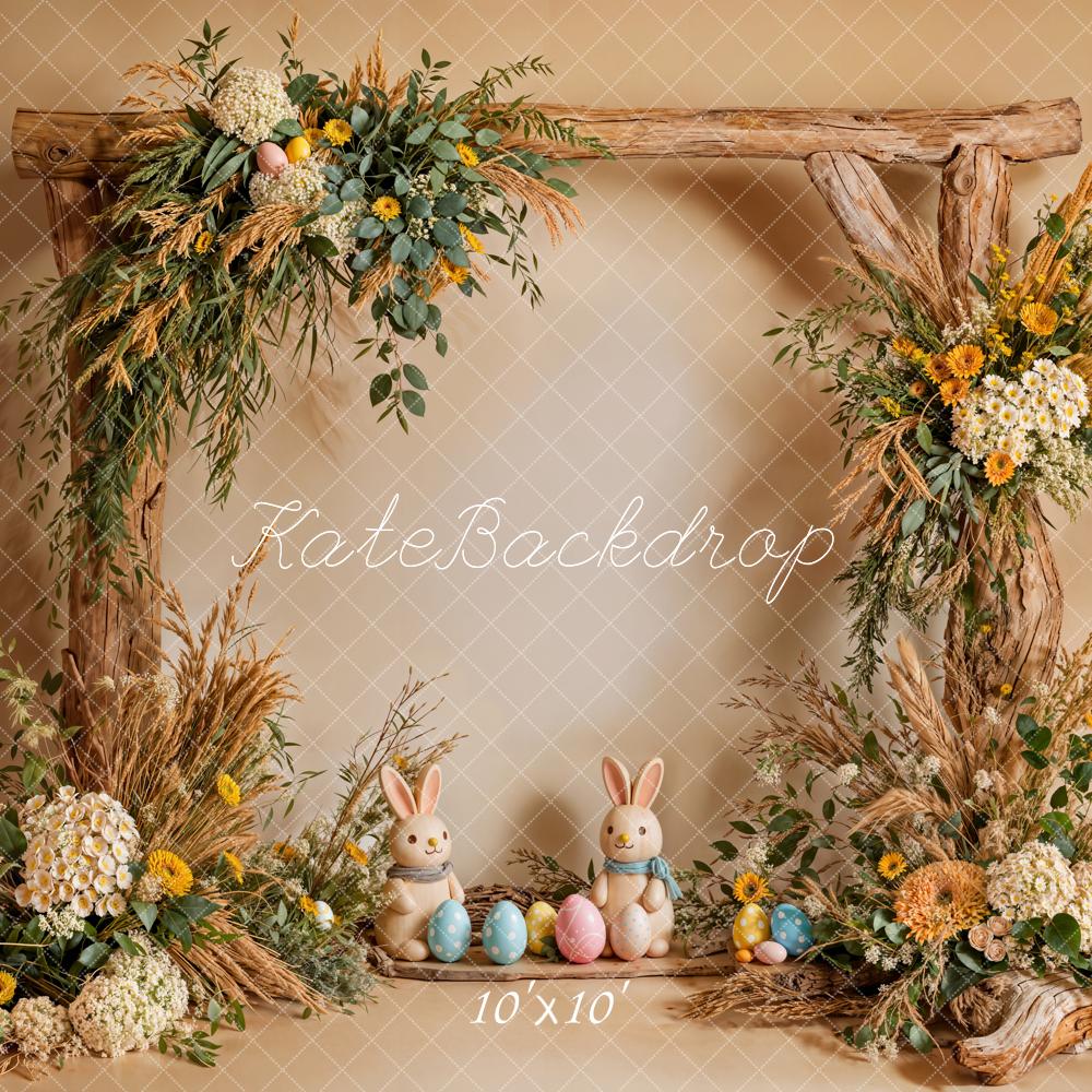Kate Easter Bunny Eggs Wooden Arch Backdrop Designed by Emetselch - Image 7