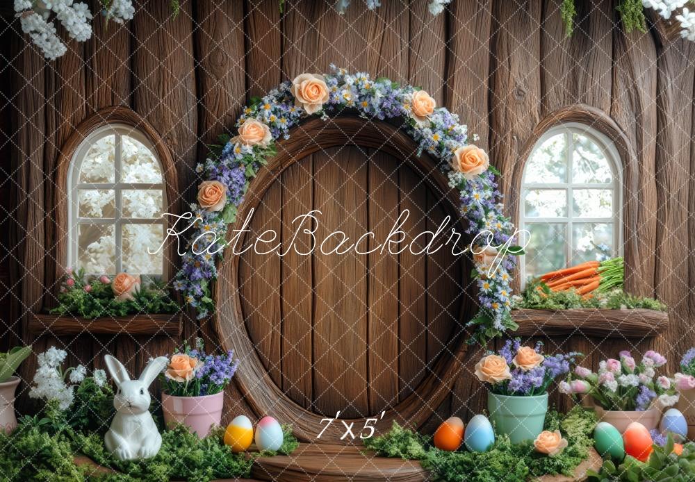 Kate Easter Bunny Floral Arch Tree House Backdrop Designed by Mini MakeBelieve - Image 2