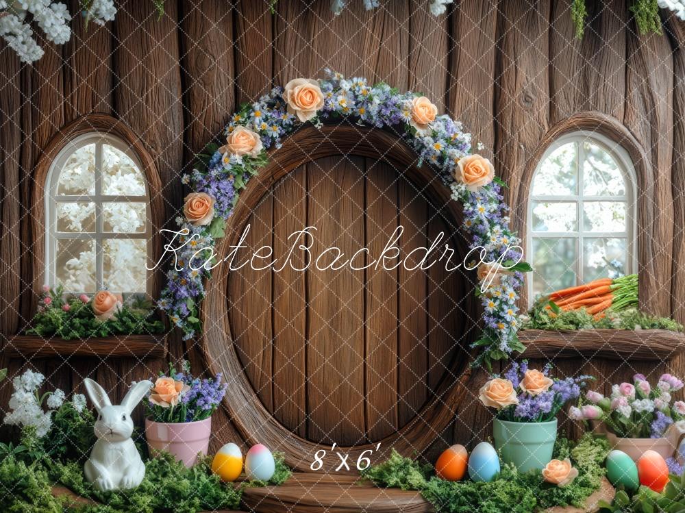 Kate Easter Bunny Floral Arch Tree House Backdrop Designed by Mini MakeBelieve - Image 6
