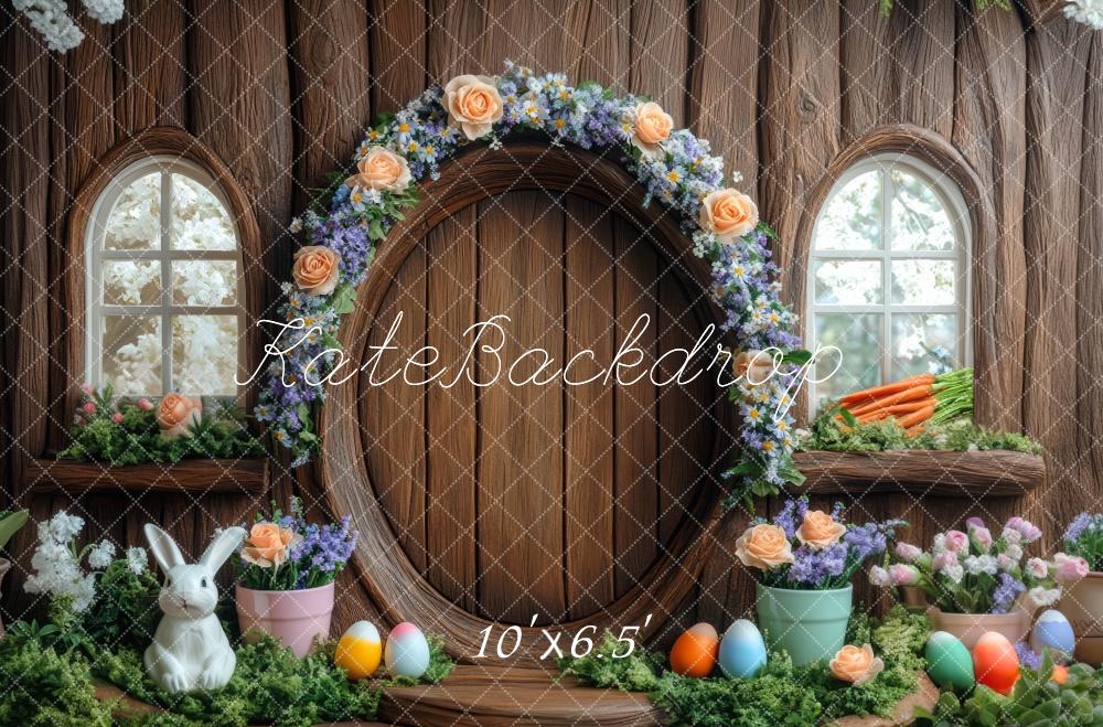 Kate Easter Bunny Floral Arch Tree House Backdrop Designed by Mini MakeBelieve - Image 7