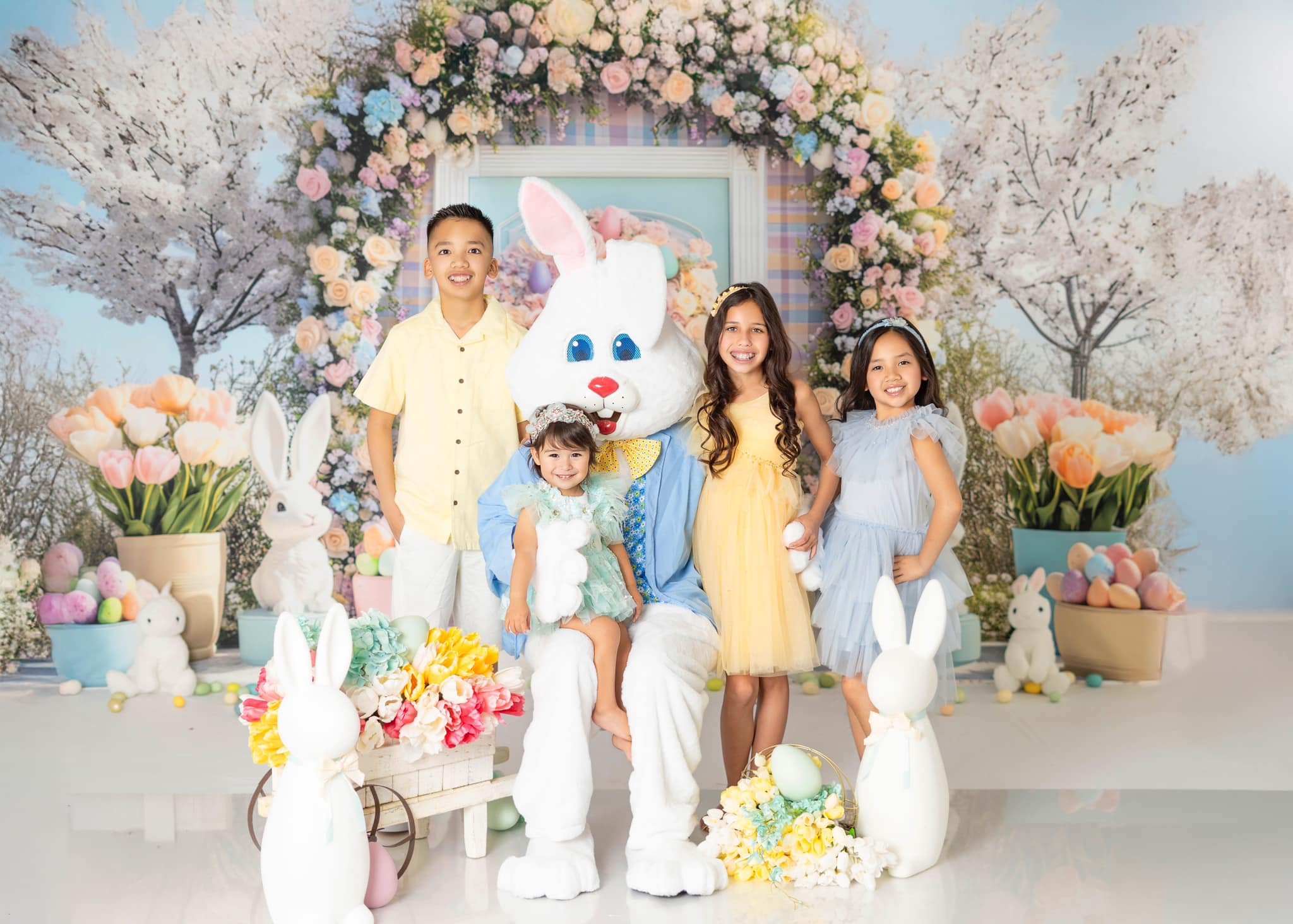 Kate Easter Bunny Flower Arch Backdrop Designed by Mini MakeBelieve - Image 3