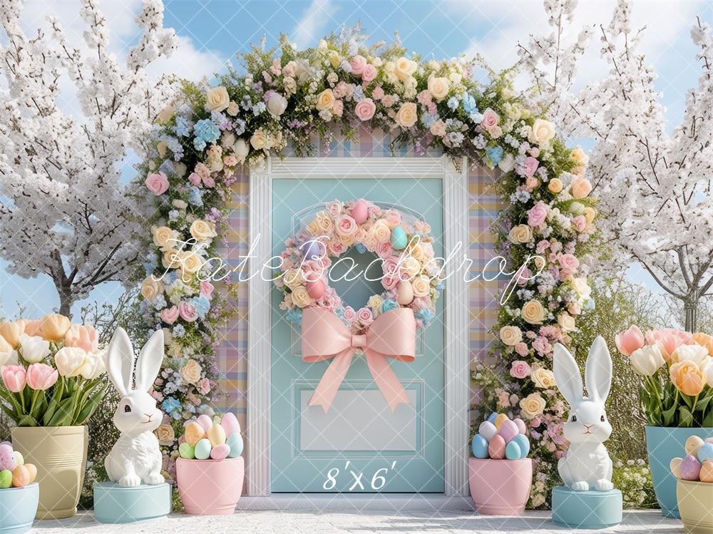 Kate Easter Bunny Flower Arch Backdrop Designed by Mini MakeBelieve - Image 5