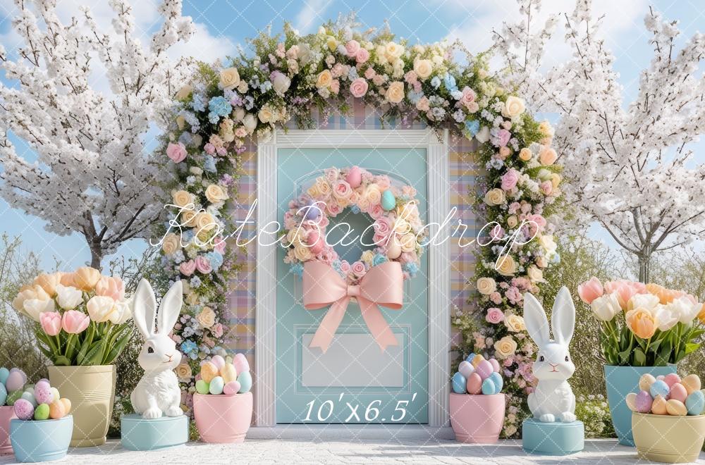 Kate Easter Bunny Flower Arch Backdrop Designed by Mini MakeBelieve - Image 6