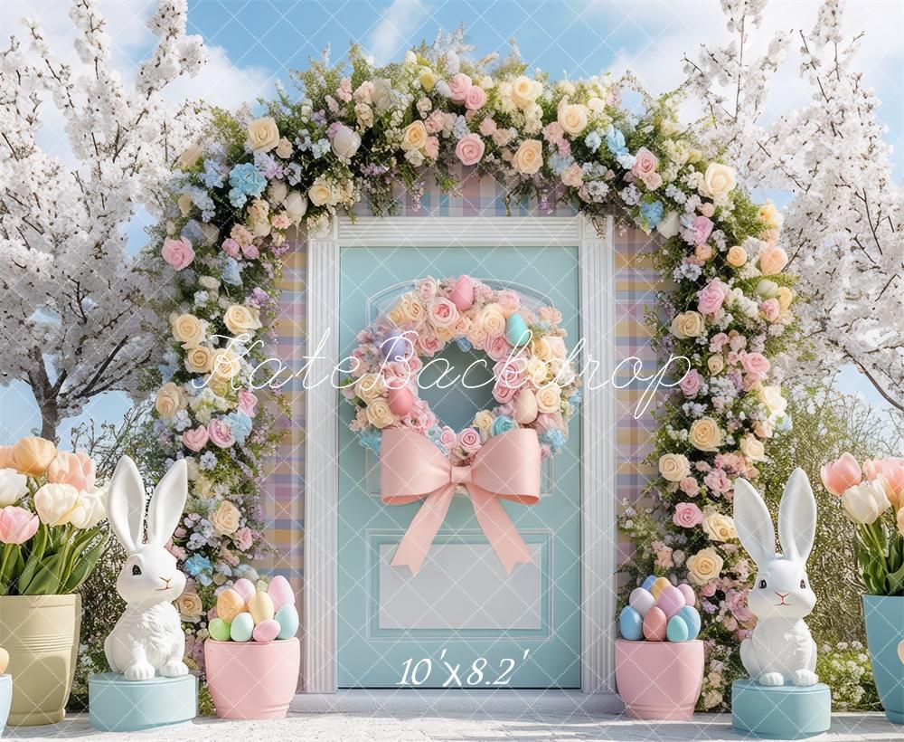 Kate Easter Bunny Flower Arch Backdrop Designed by Mini MakeBelieve - Image 7