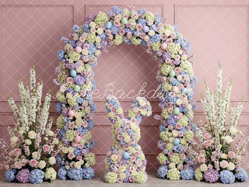 Kate Easter Bunny Flower Arch  Backdrop Designed by Patty Robert - Image 3