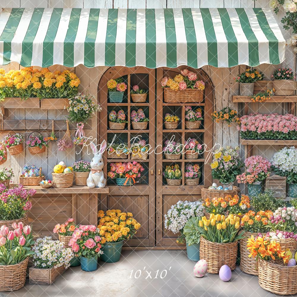 Kate Easter Bunny Flowers Market Stall Backdrop Designed by Emetselch - Image 12