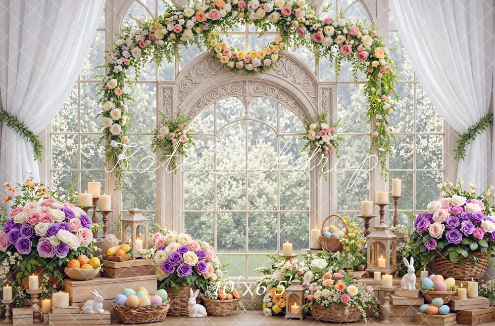 Kate Easter Bunny Garland Candles Backdrop Designed by Mini MakeBelieve - Image 4