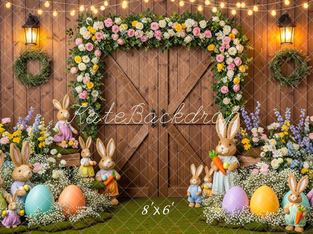 Kate Easter Bunny Garland Eggs Backdrop Designed by Patty Robert - Image 3