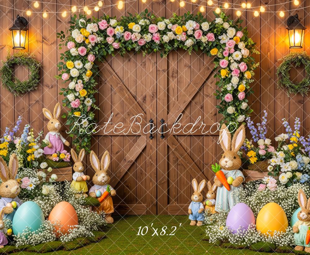 Kate Easter Bunny Garland Eggs Backdrop Designed by Patty Robert - Image 6