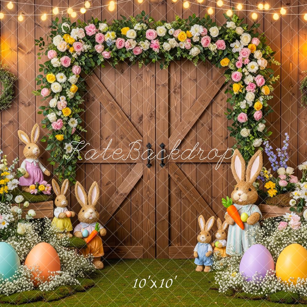 Kate Easter Bunny Garland Eggs Backdrop Designed by Patty Robert - Image 7