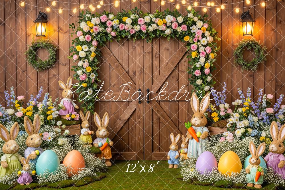 Kate Easter Bunny Garland Eggs Backdrop Designed by Patty Robert - Image 8