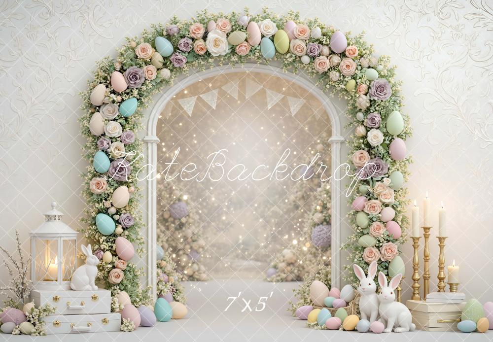 Kate Easter Bunny Garland Eggs Backdrop Designed by Mini MakeBelieve