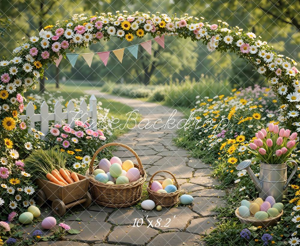 Kate Easter Bunny Garland Garden Eggs Backdrop Designed by Mini MakeBelieve - Image 6