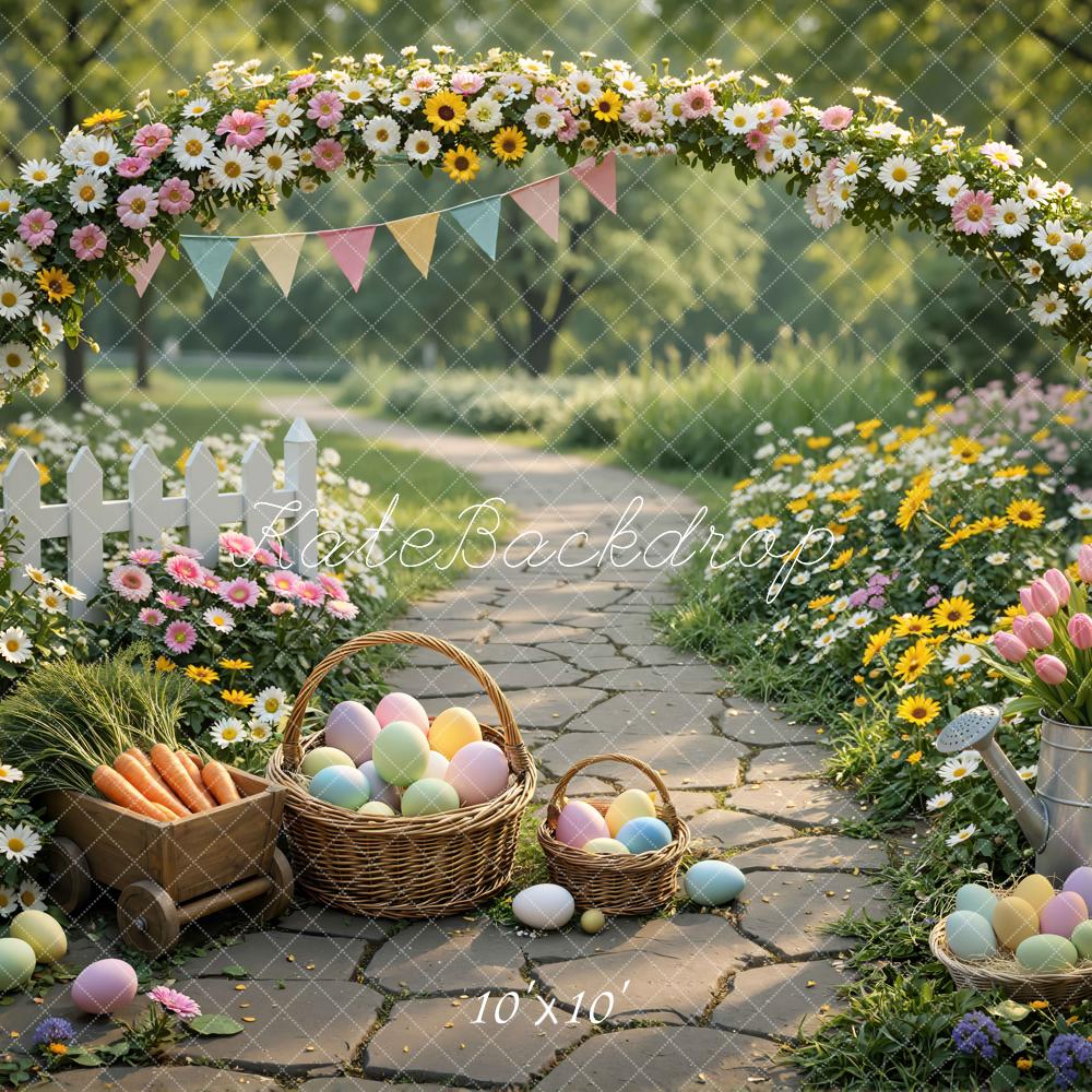 Kate Easter Bunny Garland Garden Eggs Backdrop Designed by Mini MakeBelieve - Image 7