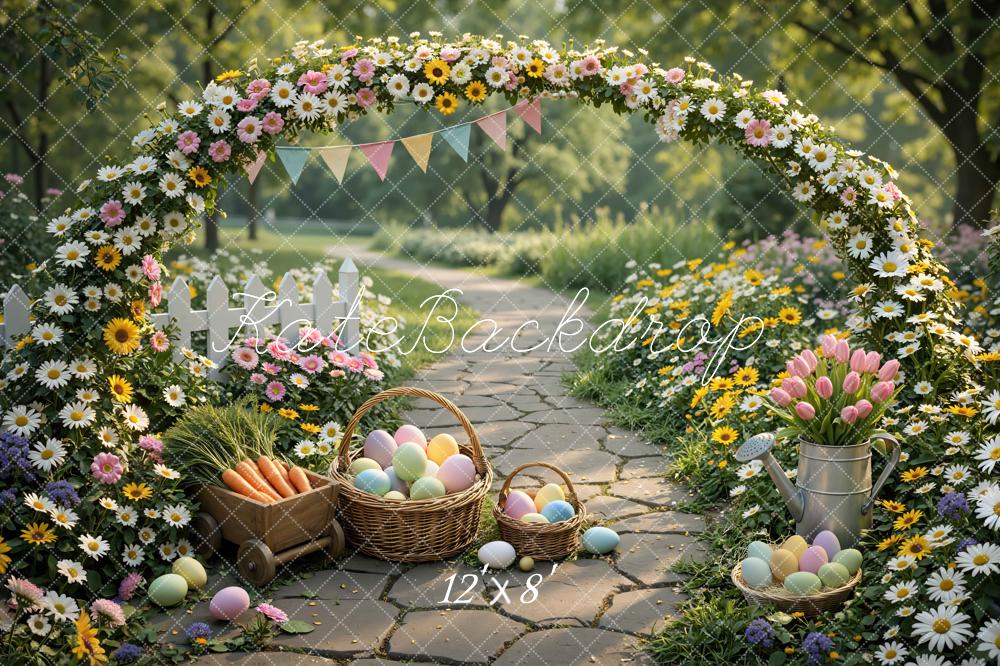 Kate Easter Bunny Garland Garden Eggs Backdrop Designed by Mini MakeBelieve - Image 8