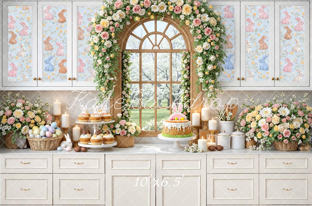 Kate Easter Bunny Garland Kitchen Backdrop Designed by Mini MakeBelieve - Image 4