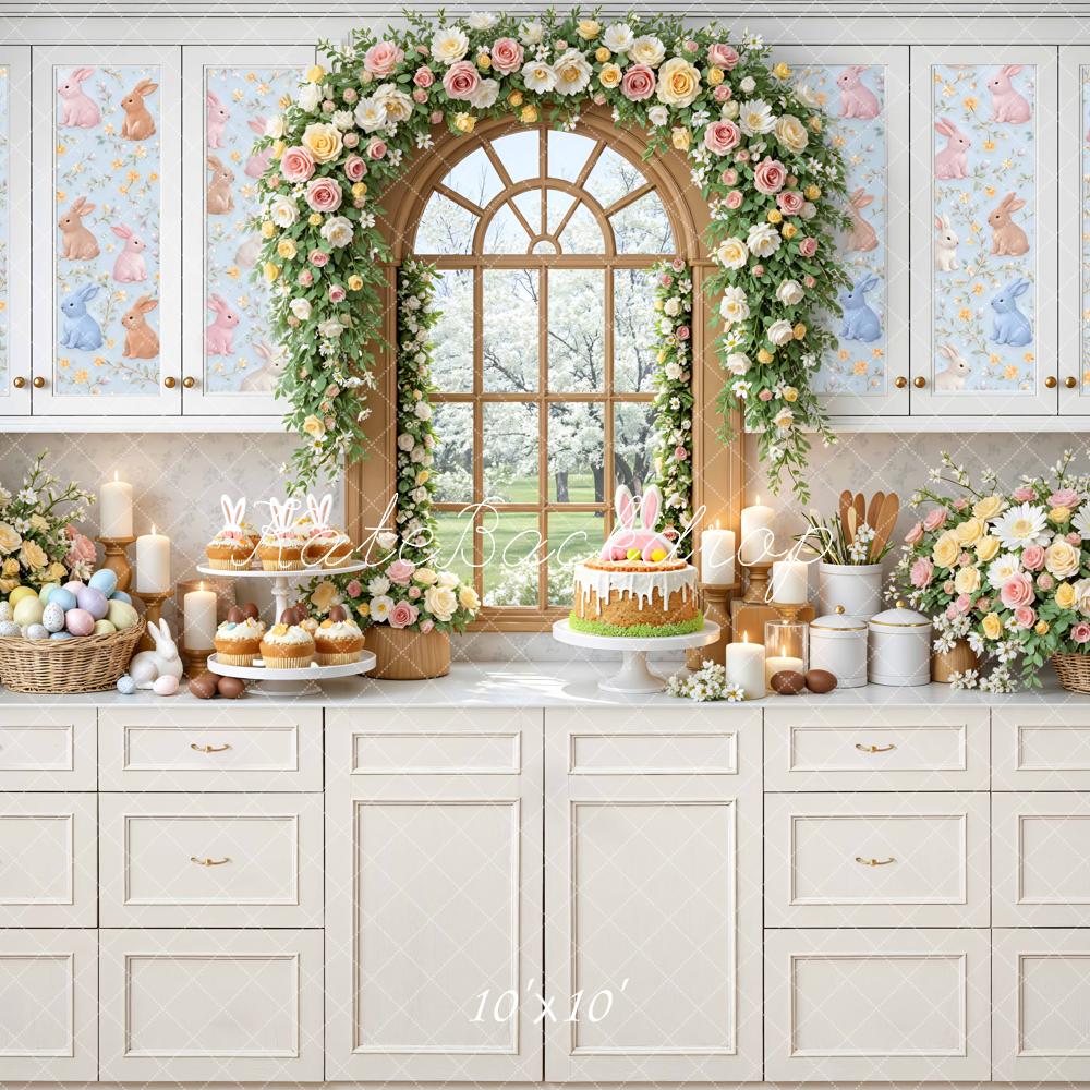 Kate Easter Bunny Garland Kitchen Backdrop Designed by Mini MakeBelieve - Image 7
