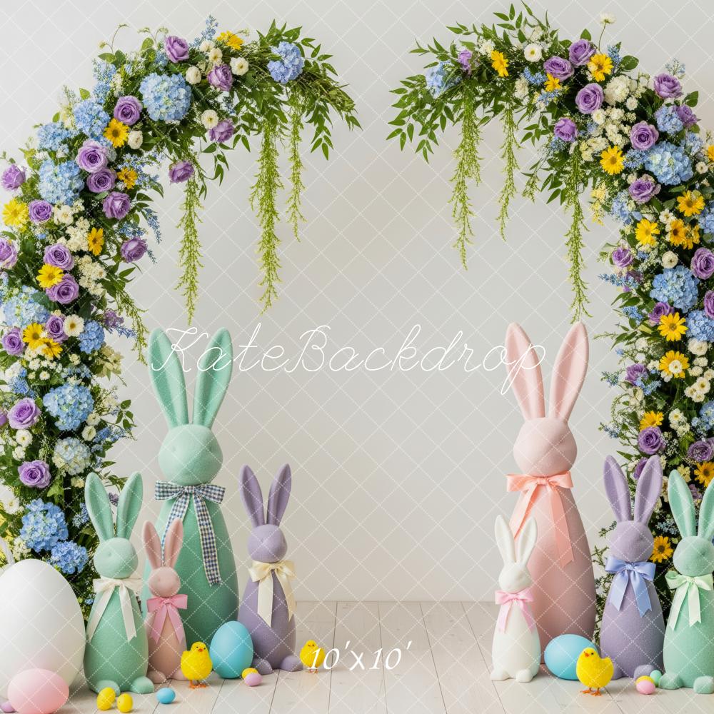 Kate Easter Bunny Garland Pastel Chicks Backdrop Designed by Patty Robert - Image 7