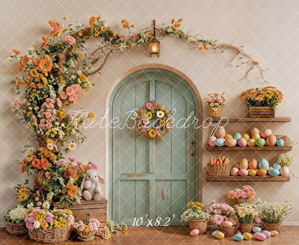 Kate Easter Bunny Garland Pastel Eggs Backdrop Designed by Emetselch - Image 6