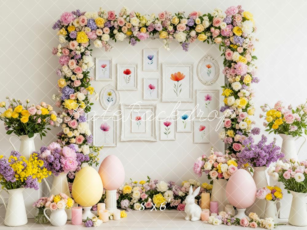 Kate Easter Bunny Garland Pastel Eggs Backdrop Designed by Patty Robert - Image 3