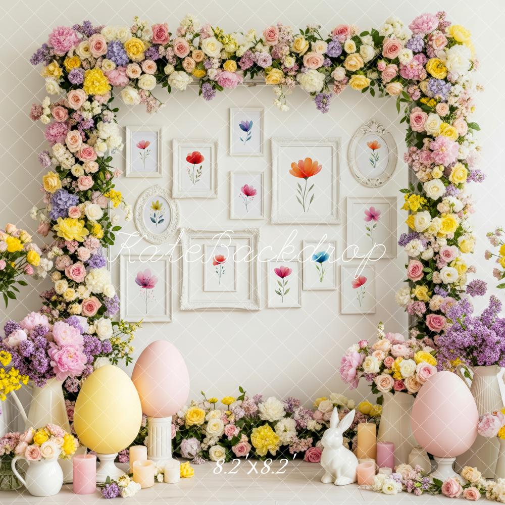 Kate Easter Bunny Garland Pastel Eggs Backdrop Designed by Patty Robert - Image 5