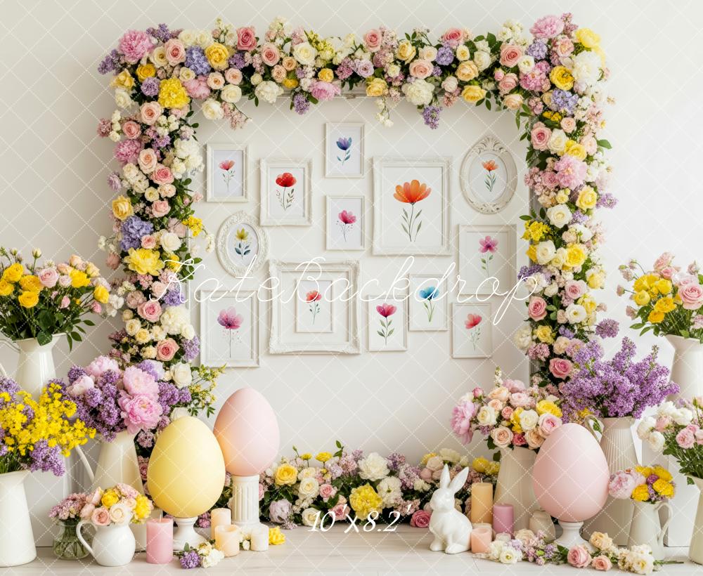 Kate Easter Bunny Garland Pastel Eggs Backdrop Designed by Patty Robert - Image 6